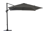 PARASOL DEPORTE 3x3M ROMA GRIS MAT ALUMINIUM - TOILE 200 GR/M²